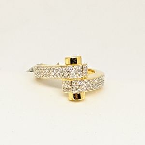 Diamond right hand ring